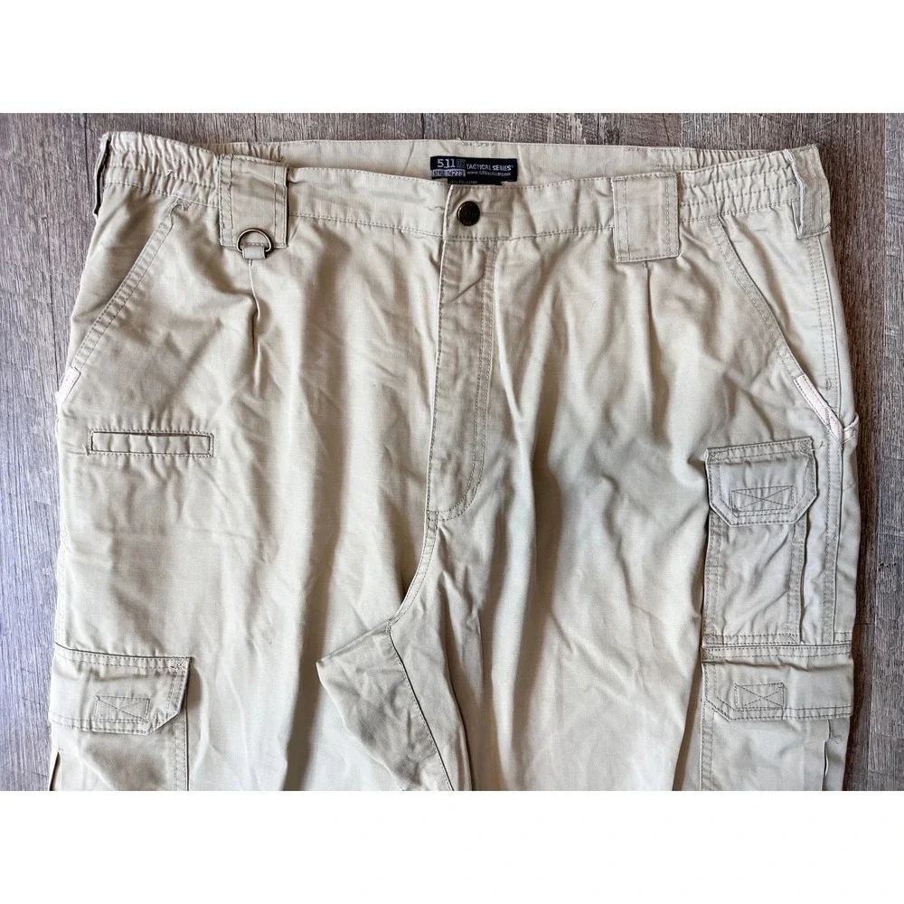 5.11 Tactical Series Utility‎ Cargo Pants in Tan Ripstop size 40/34 Men's
